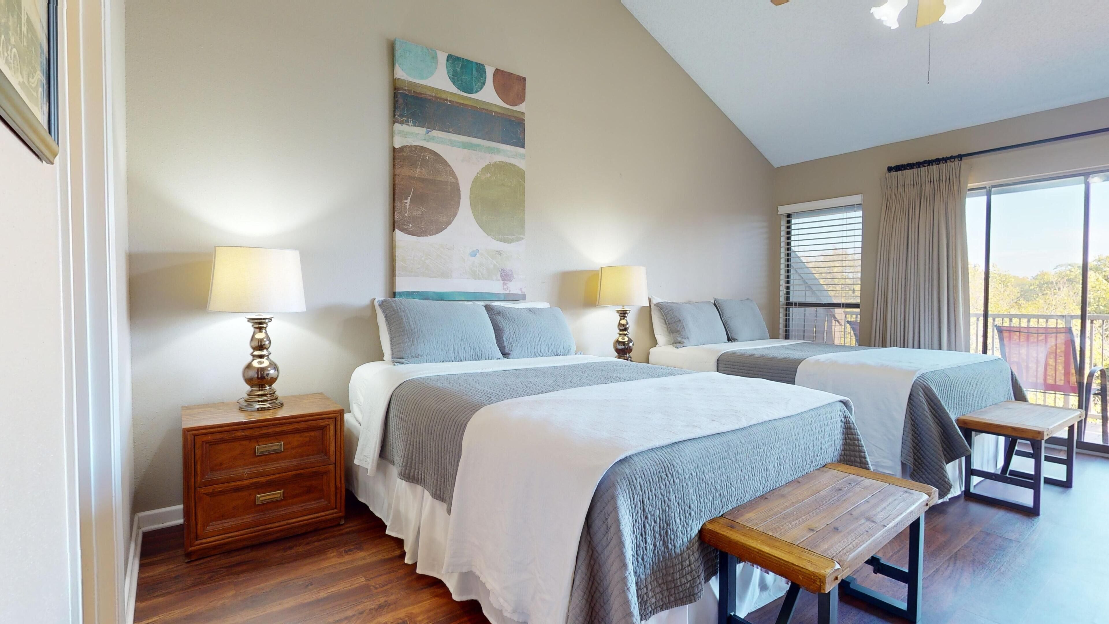 2 bedrooms, iron/ironing board, free WiFi, bed sheets