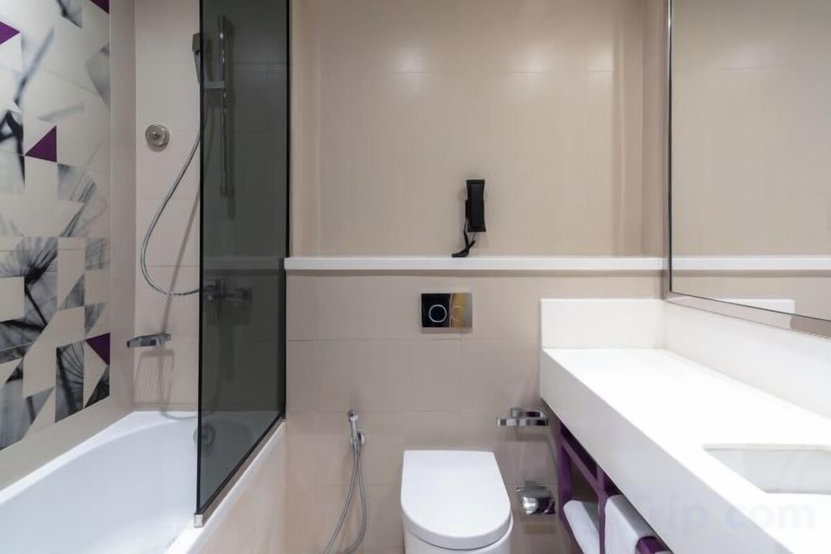 Free toiletries, hair dryer, slippers, towels