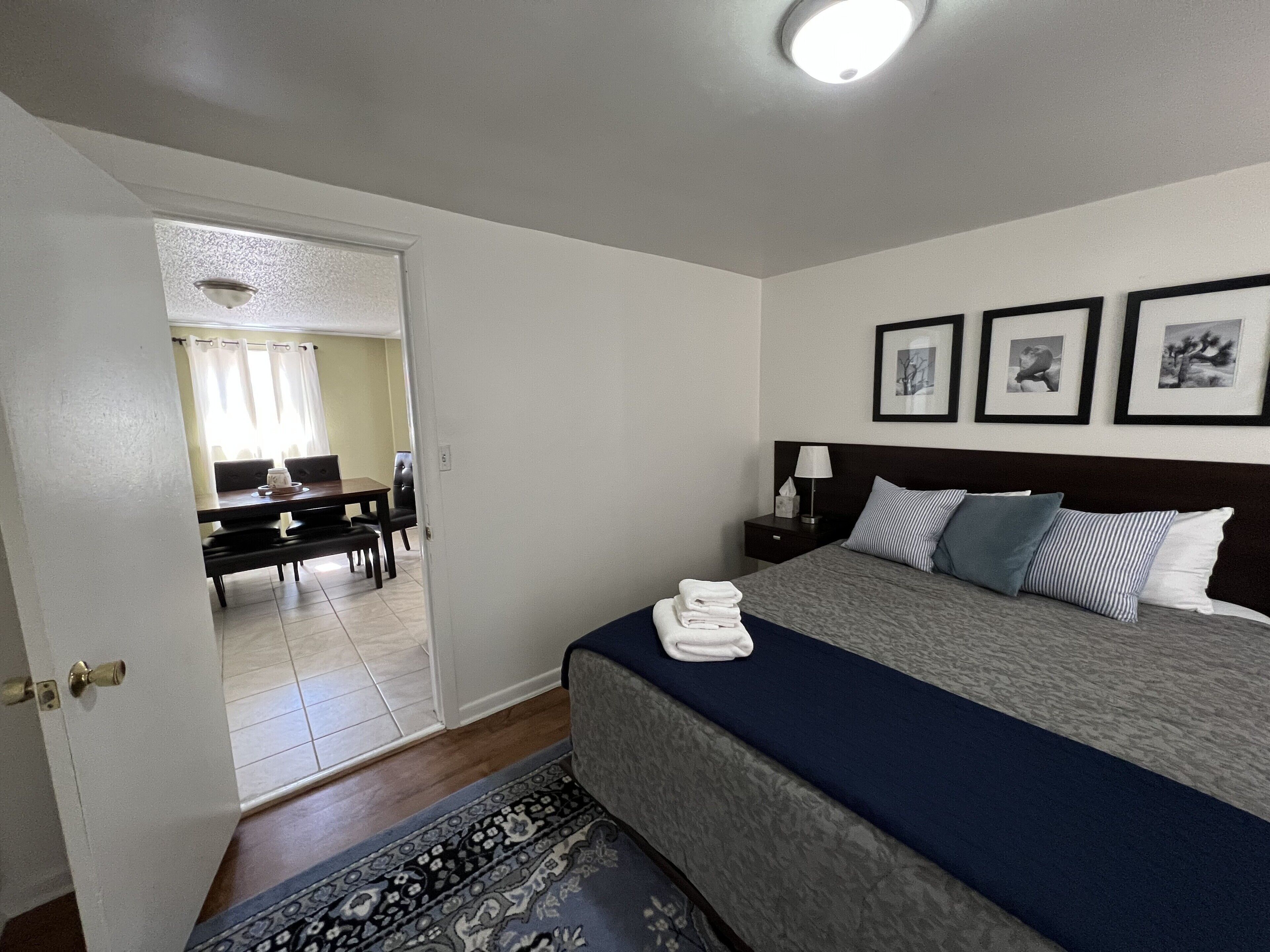 3 dormitorios, tabla de planchar con plancha, wifi y ropa de cama