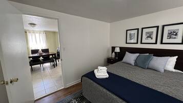 3 bedrooms, iron/ironing board, WiFi, bed sheets