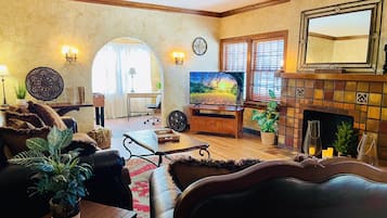Smart TV, foosball, video library, stereo