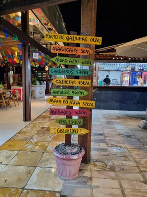 Opções para refeição ao ar livre