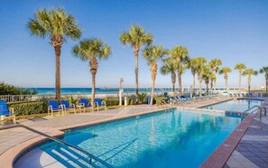 Pool - Newly Renovated! PCB Beachfront condo! (Panama City Beach)