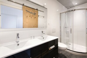 Shower, hair dryer