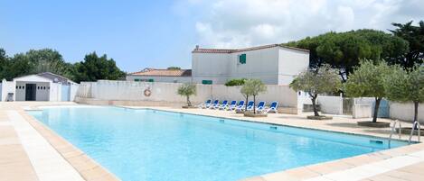 Una piscina climatizada