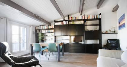 apartment Ombrine with sea view and swimming poll access