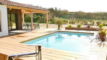 Una piscina climatizada