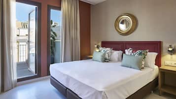 1 quarto, roupas de cama premium, edredons de pluma, cofres nos quartos