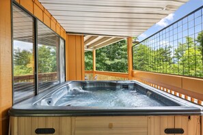 Idromassaggio all'aperto