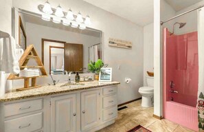 Combined shower/bathtub, jetted bath, hair dryer, bidet - Lake Front Home with the Best Views on Table Rock Lake. Sleeps 16  (Kimberling City)