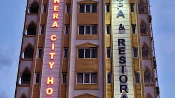 Front of property - evening/night