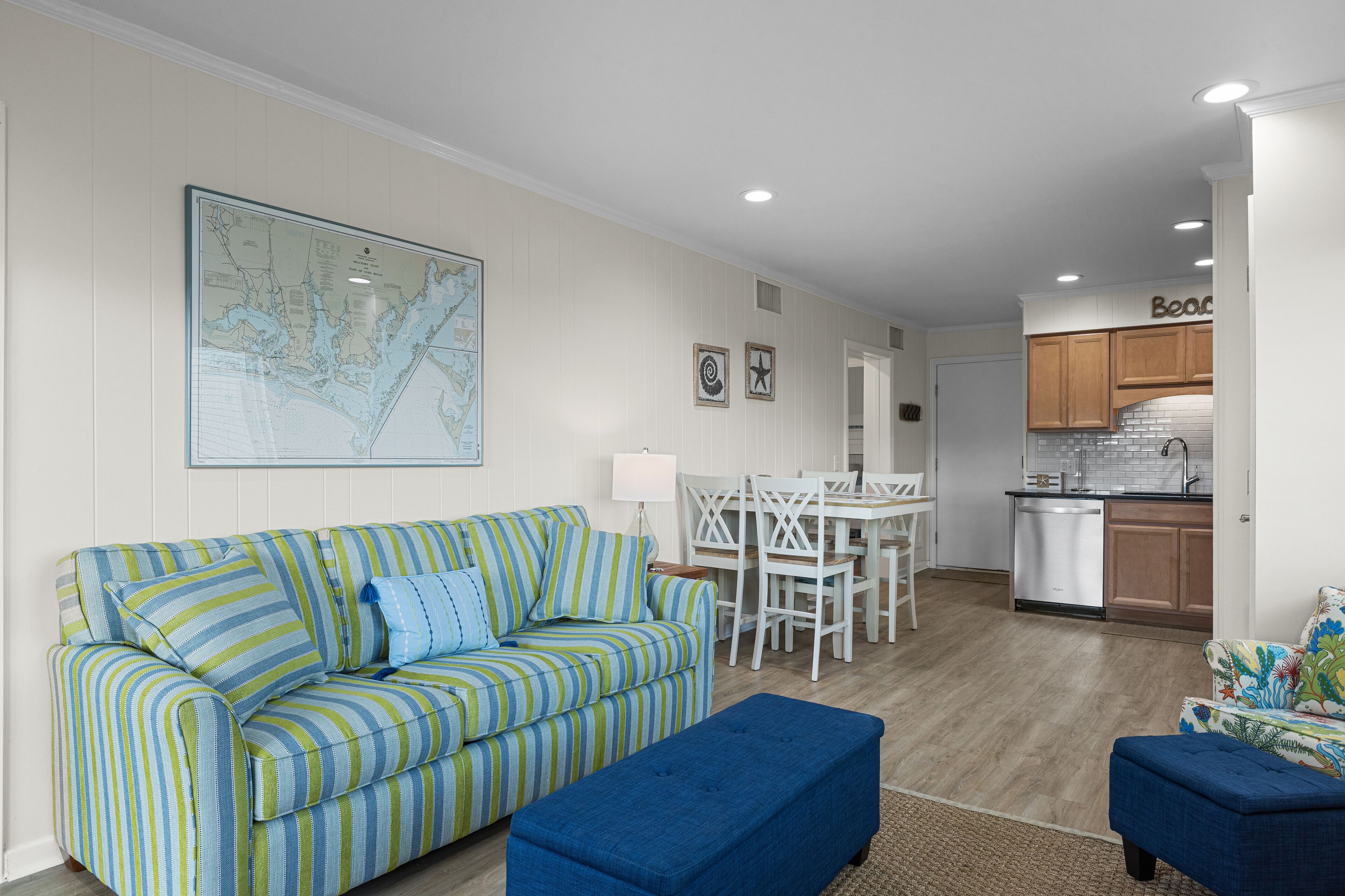 Beautifully remodeled oceanfront condo with lovely views, pool access & W/D