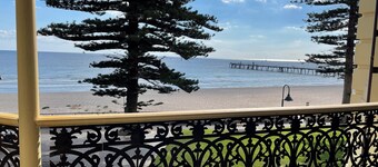 Adelaide's Seaside Location - Glenelg Beach: Seafield Apartment No. 5, Upstairs, Shared balcony