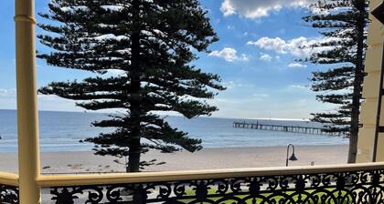 Adelaide's Seaside Location - Glenelg Beach: Seafield Apartment No. 5, Upstairs, Shared balcony