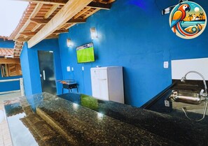 Fridge, microwave, stovetop, blender - Casas Araras de Corumbau – 5 minutes from the beach! (Prado)