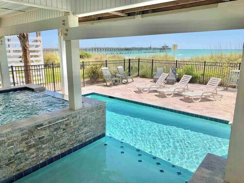 Brand New Pool! Oceanfront! Sleeps 26!