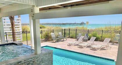 Brand New Pool! Oceanfront! Sleeps 26!