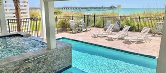 Brand New Pool! Oceanfront! Sleeps 26!
