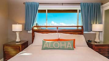 2 soverom, safe på rommet, strykejern/-brett og reiseseng for barn