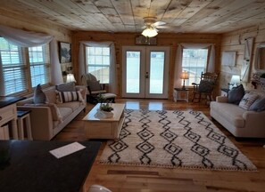 TV connectée, cheminée