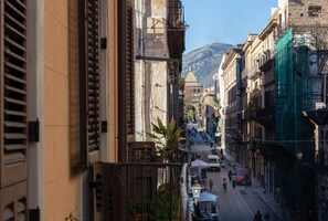 Blick von der Unterkunft