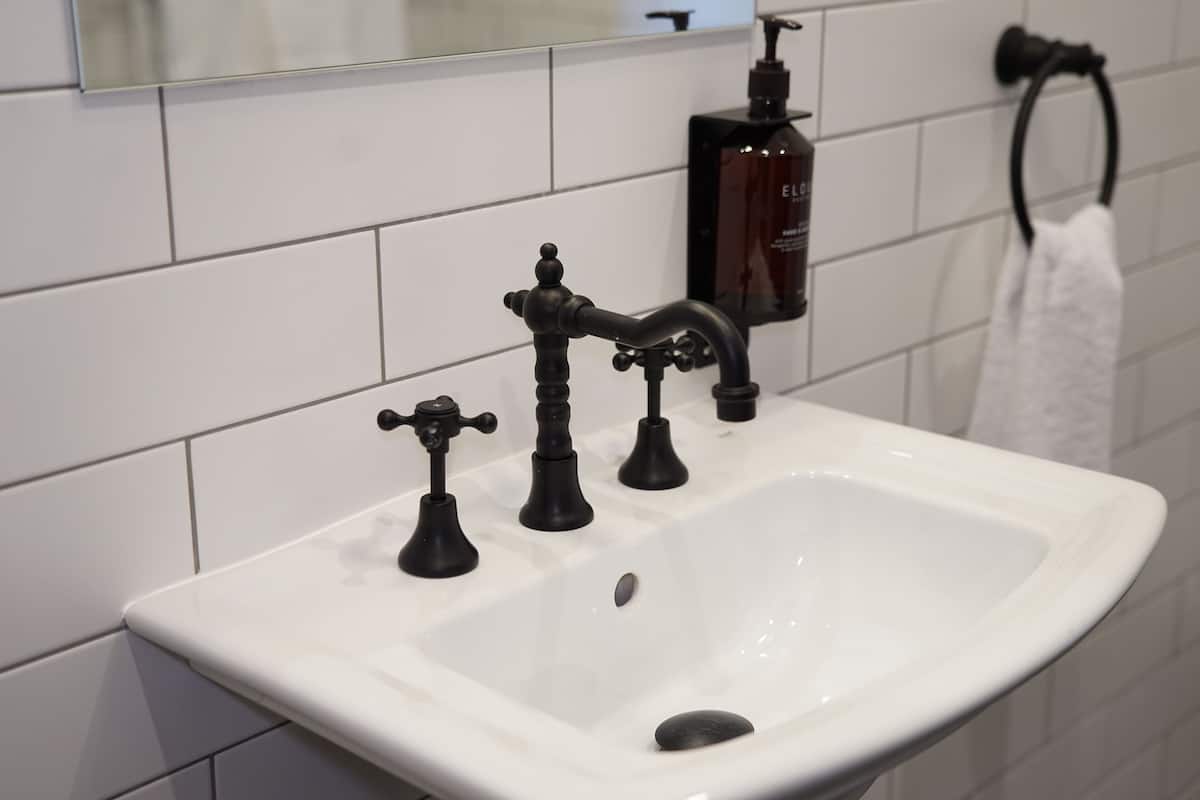 shower, slippers, towels