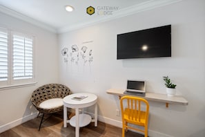 Classic Room, 2 Double Beds | Individually furnished, desk, laptop workspace, iron/ironing board