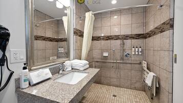 Classic Single Room, 1 Queen Bed, Accessible | Bathroom