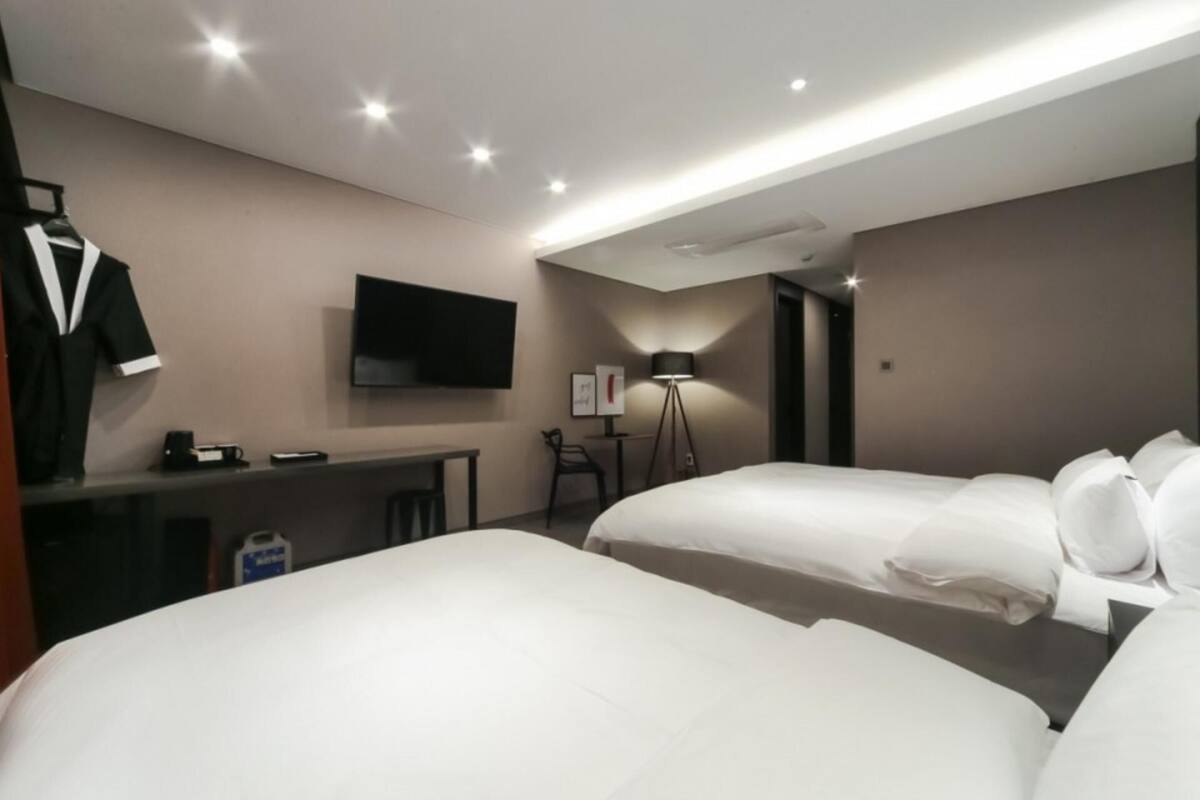 room (family twin (2 pcs with high specific) | 1 bedroom, free wifi, bed sheets