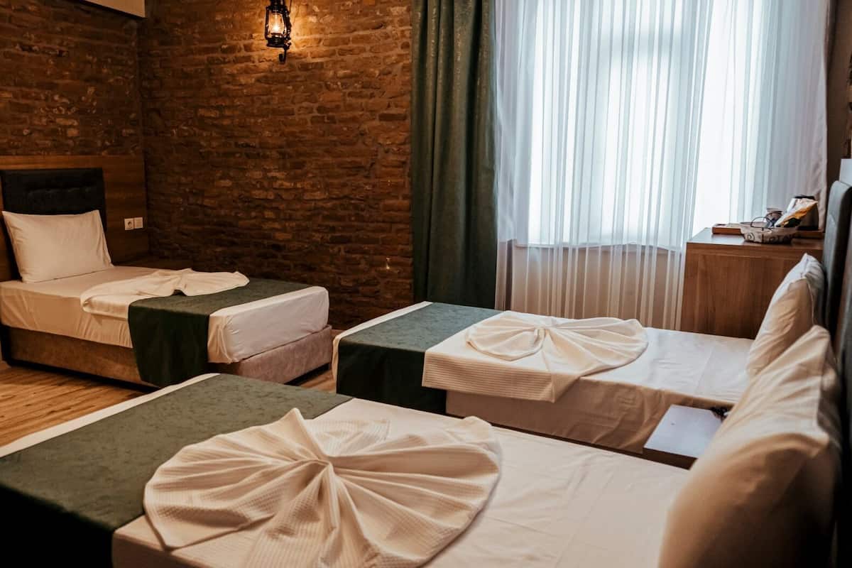 standard triple room | 1 bedroom, egyptian cotton sheets, premium bedding, minibar