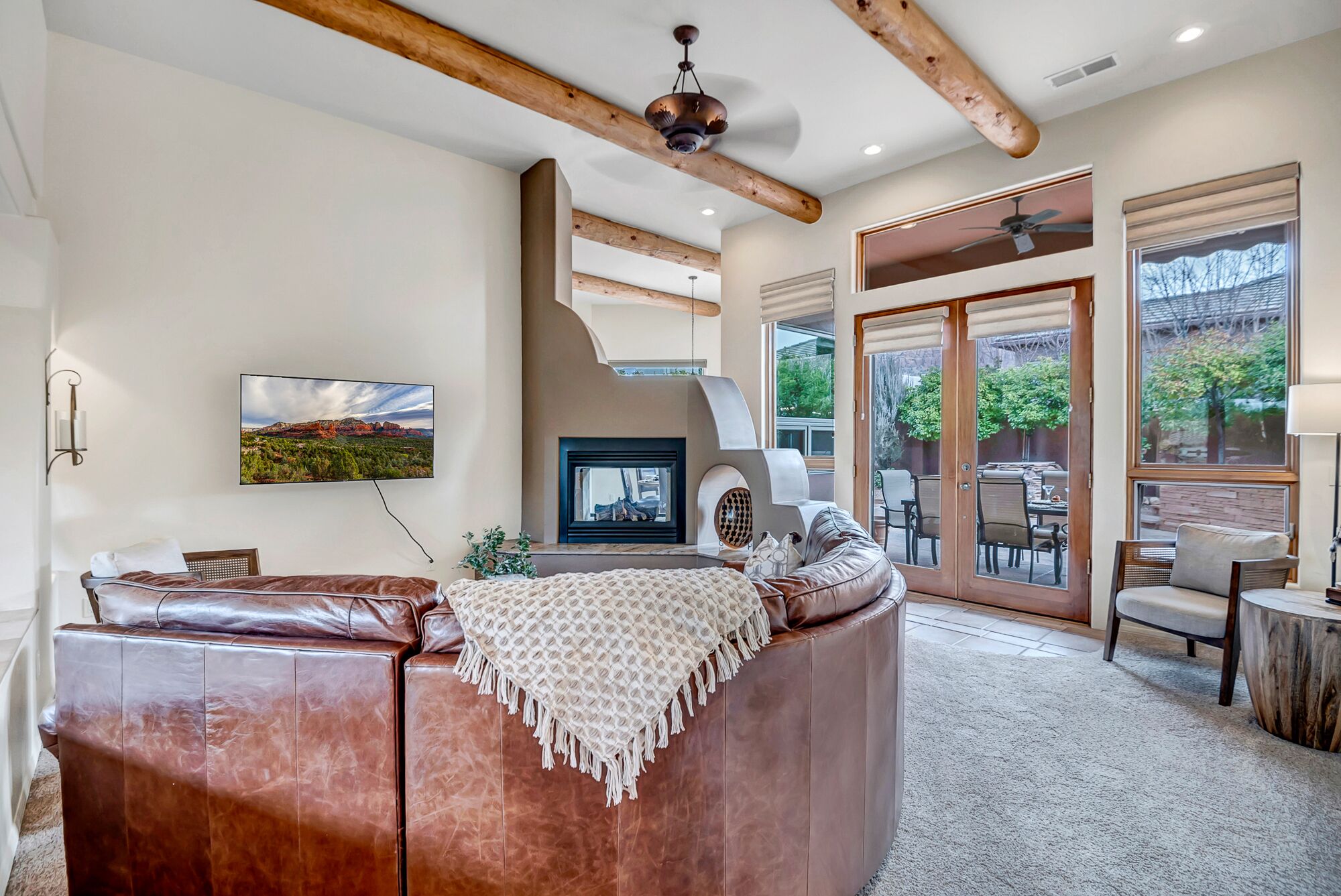 Sedona Dream Weaver Red Rock Vista Views+Soothing Water Feature+Hot Tub & Courtyard-Relax!