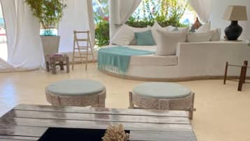 Apartemen, 3 kamar tidur | Area keluarga | TV layar datar