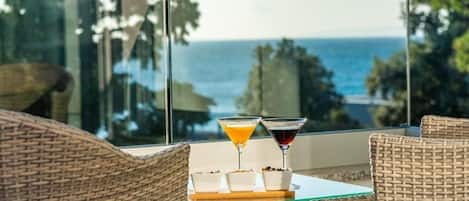 Deluxe Apartment, Private Pool, Sea View | Terrace/patio