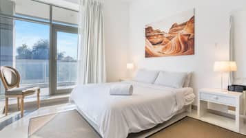 Apartamento Premium | 1 dormitorio, ropa de cama de alta calidad, caja fuerte