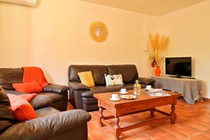 TV, fireplace, table tennis, books - Villa for 10 to 12 people on the seafront. (Poggio-Mezzana)