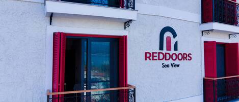 Fassade der Unterkunft