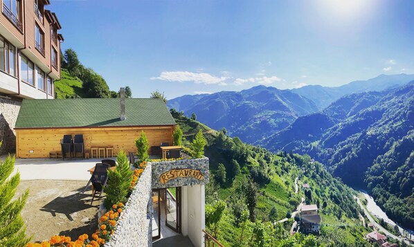 Fassade der Unterkunft