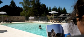 Cévenol gîte for 6/8 people with swimming pool at Barre des Cévennes in Lozère