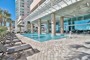 Indoor pool, a heated pool