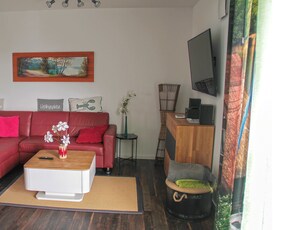 Apartment, 1 Bedroom, Marina View | Living area - KUHNLE-TOURS Hafendorf Müritz Apartments (Rechlin)