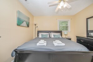 1 habitación y ropa de cama