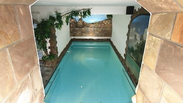 Indoor pool, a heated pool
