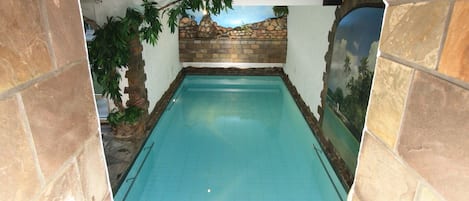 Piscine couverte, piscine chauffée