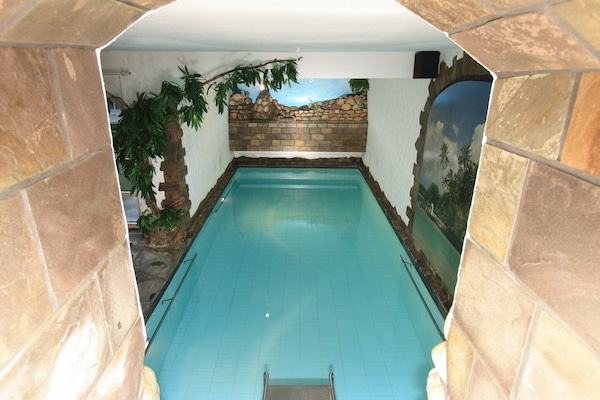 Indoor pool, a heated pool