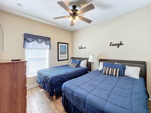 4 bedrooms, desk, iron/ironing board, free WiFi