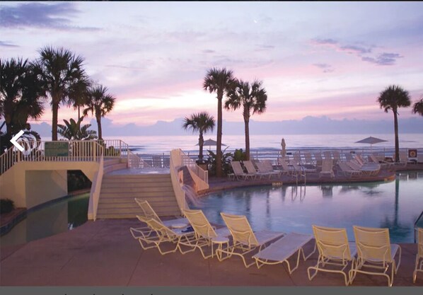 Indoor pool, outdoor pool