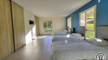 4 chambres, lit parapluie, Wi-Fi gratuit