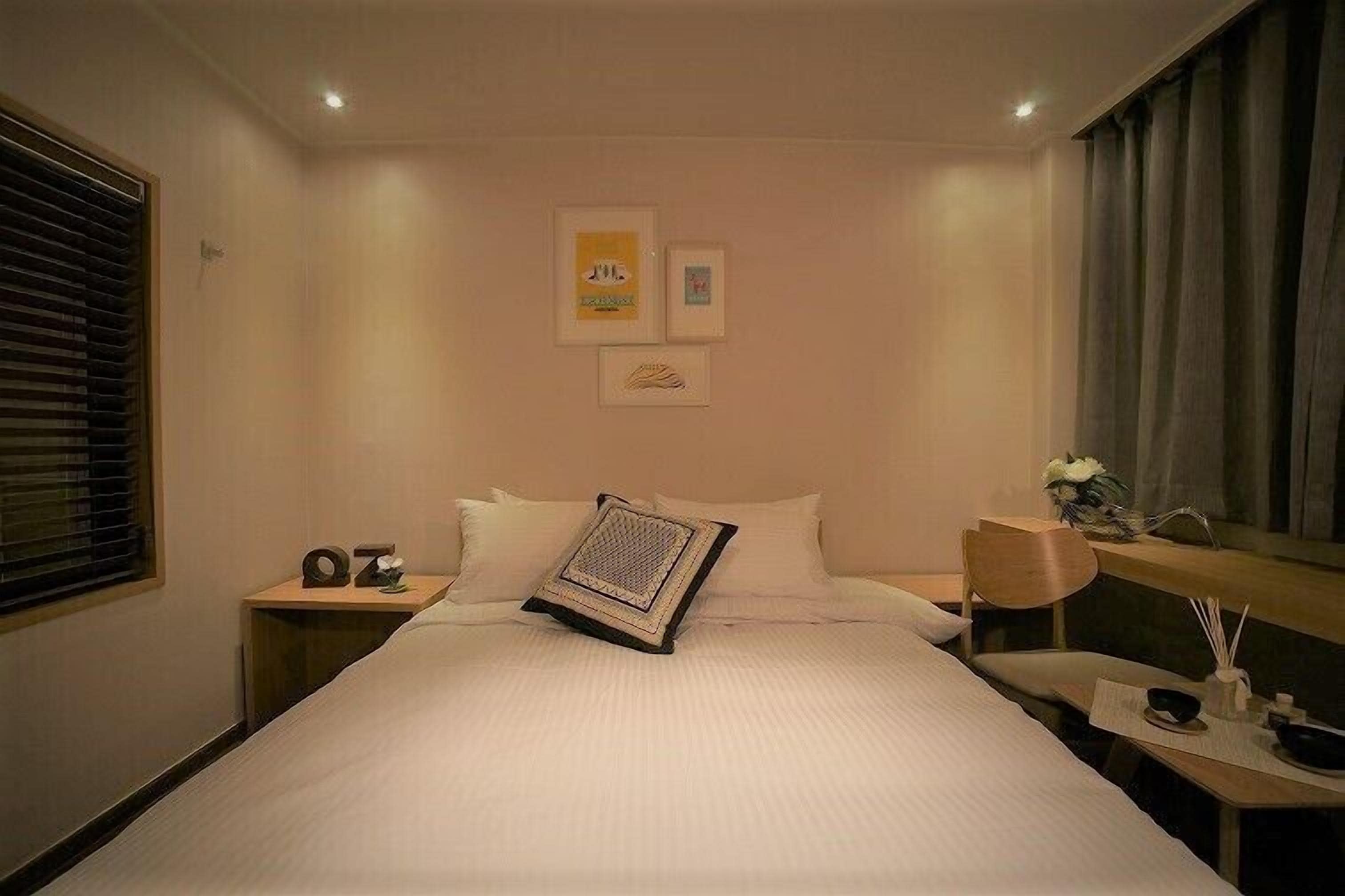 deluxe double room | premium bedding, memory-foam beds, blackout curtains, free wifi