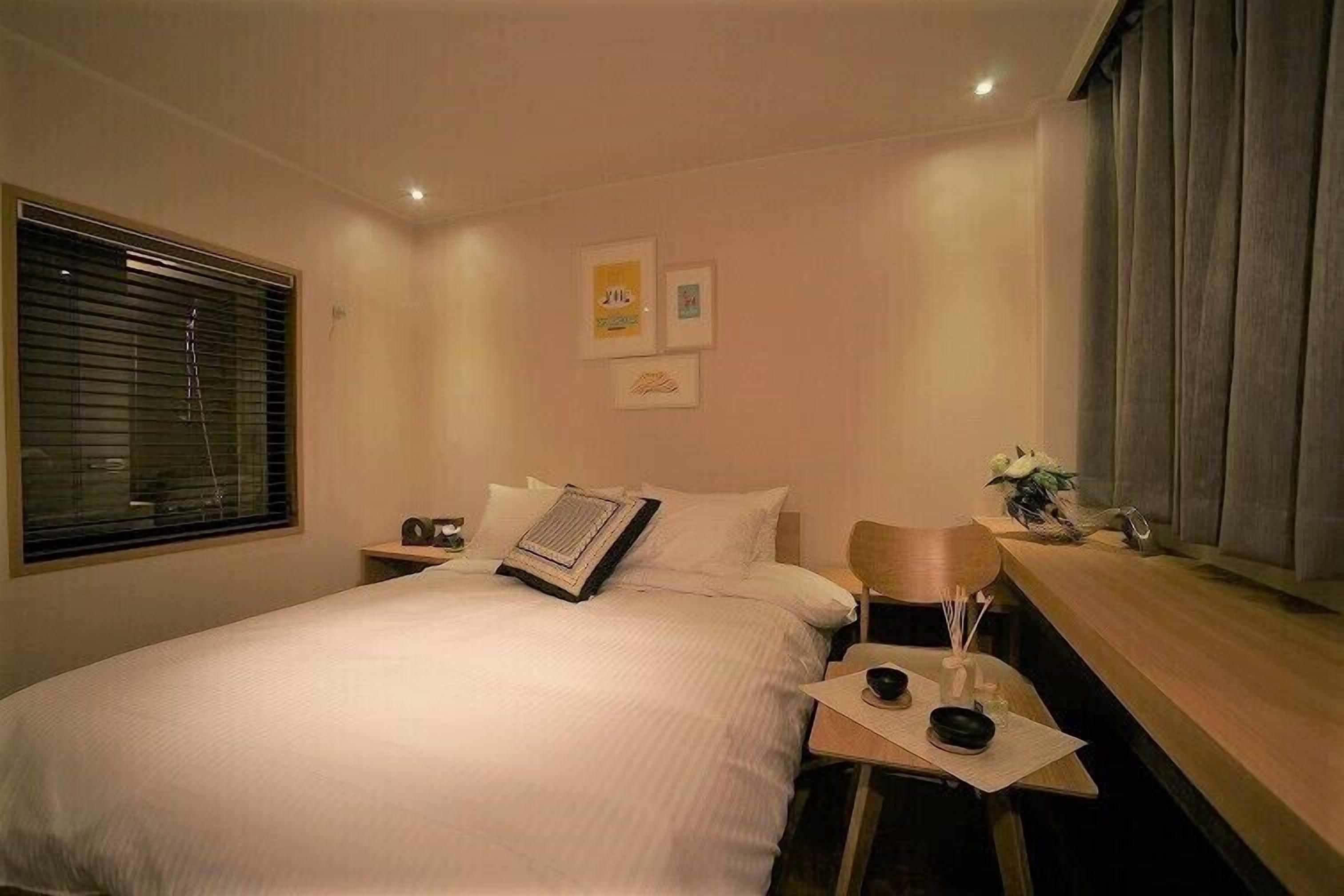 deluxe double room | premium bedding, memory-foam beds, blackout curtains, free wifi