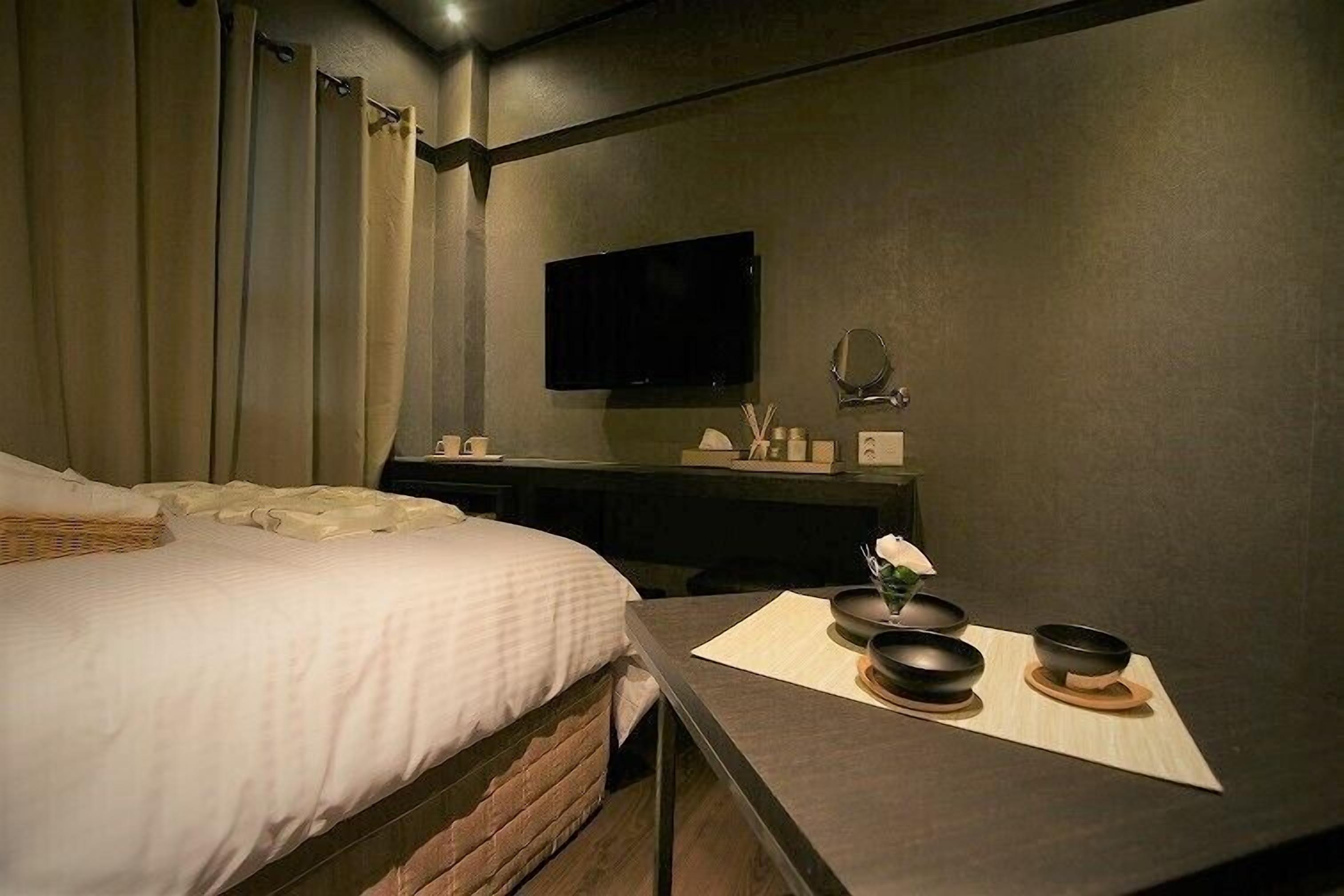 deluxe double room | premium bedding, memory-foam beds, blackout curtains, free wifi